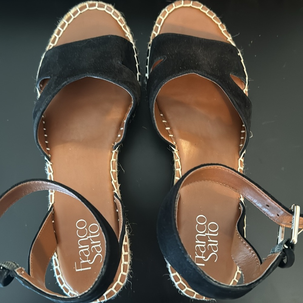 Black suede sandals - Picture 5 of 5